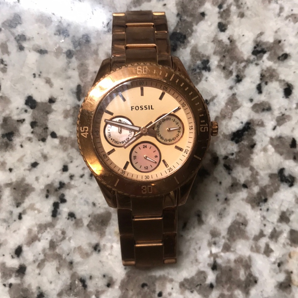 Fossil Rose Gold Watch